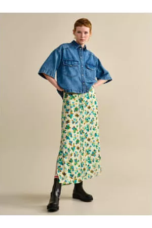 Bellerose Women Skirts - Alexie Skirt in Natural Blue and Green