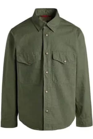 MANIFATTURA CECCARELLI Men Blazers - Olive men's country jacket