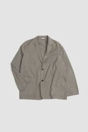 STILL BY HAND Men Blazers - Garment-dye 2b Jacket Khaki