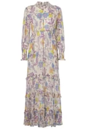 CHARLOTTE Women Printed & Patterned Dresses - Savy Dress With Slip - Floral Fun, Multi