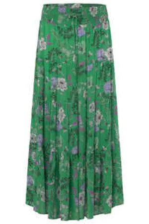 CHARLOTTE Women Maxi Skirts - Long Skirt - Floral Fun