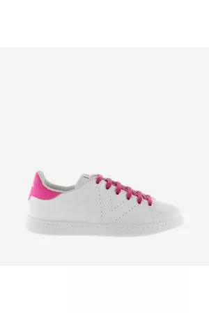 victoria Women Sneakers - Tenis Faux Leather Neon Pink Sneakers