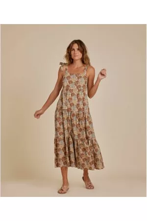 Rylee + Cru Women Printed & Patterned Dresses - Vestido Harbor - Safari Floral