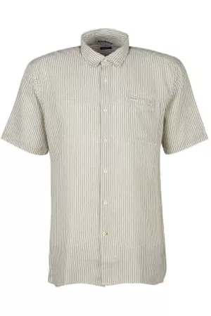 Barbour Men Short sleeved Shirts - Deerpark Short Sleeve Shirt - Olive