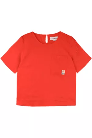 LF Markey Women T-Shirts - Basic Linen Tee Vermillion