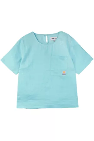 LF Markey Women T-Shirts - Basic Linen Tee Aqua