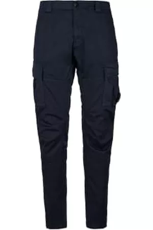 C.P. Company Men Cargo Pants - Stretch Sateen Lens Cargo Pants Total Eclipse