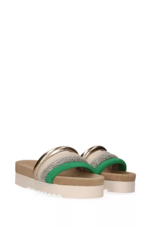 Maruti Women Leather Sandals - Bali Leather Sandals In Combi From