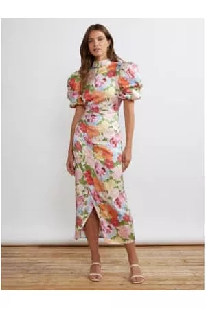 KITRI Women Printed & Patterned Dresses - Annabelle Painted Floral Dress