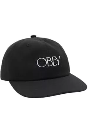 Obey Men Caps - Basque 6 Panel Strapback Cap