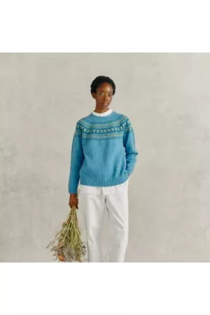 Harley of Scotland Women Sweaters - Fairisle Jumper - Coll