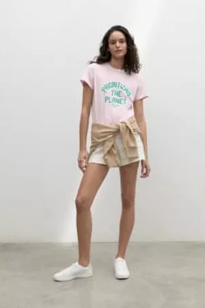 ECOALF Women Short Sleeved T-Shirts - Amazonas T-shirt - Blush