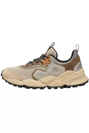 Flower Mountain Men Sneakers - Kotetsu Trainers - Beige/grey