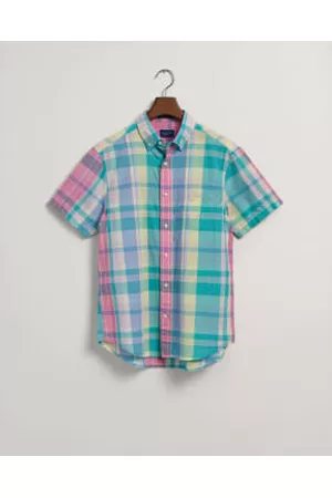 GANT Men Short sleeved Shirts - Perky Madras Short Sleeve Shirt