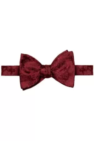 Eton Men Bow Ties - Floral Jacquard Silk Bow Tie