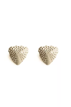 Maison 203 Women Earrings - Gold Urchin 3D Printed Earrings