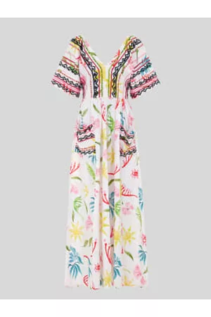 HAYLEY MENZIES Women Casual Dresses & Sundresses - Hayley Menzie Embellished Kimono Dress Sun wink flower