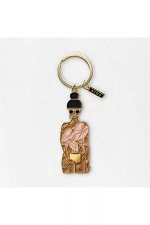 ATWTS Women Keychains - Keychain Lady With A Plant