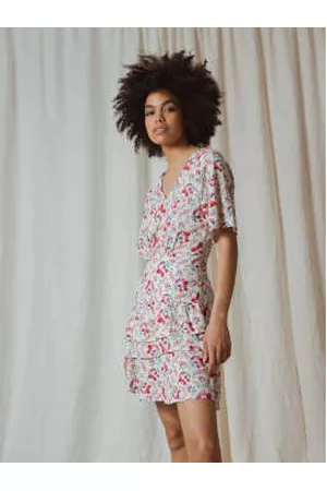 Indi & Cold Women Printed & Patterned Dresses - Indi & Cold Neutral Print