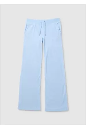 Juicy Couture Women Pants - Womens Arched Diamonte Del Ray Pants In Nanticket Breeze