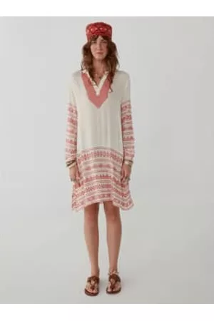 MAISON HOTEL Women Tunic Dresses - Dominique Embroidered Tunic In /red