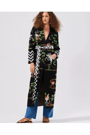 HAYLEY MENZIES Women Belts - Cotton Jacquard Duster With Belt