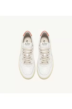 Autry Low Top & Lifestyle Sneakers - And Orange Leather Medalist Low Sneakers UNISEX