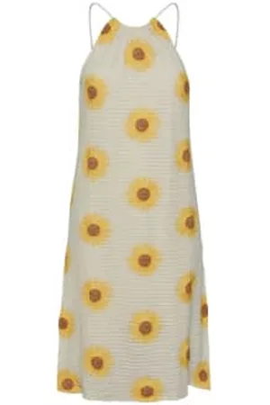 Y.A.S Women Halter Dresses - | Sunflower Halterneck Dress - Birch