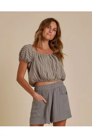 Rylee + Cru Women Tops - Skipper Top Retro Stripe