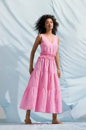 120% Linen Women Graduation Dresses - Yow49g1 Aurora Dress