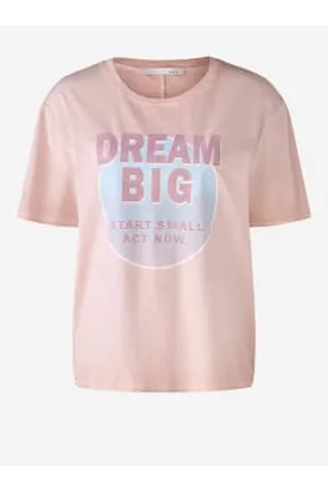 Oui Women T-Shirts - Pale Lilac Organic Cotton T Shirt