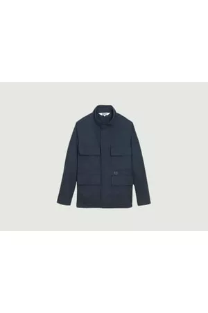 Aigle Men Blazers - Plain Mid-length Safari Jacket