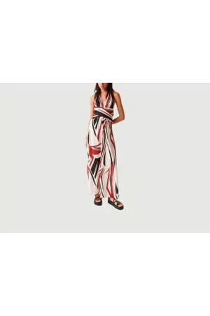 Bash Women Printed & Patterned Dresses - Joas Geometric Pattern Halter Dress