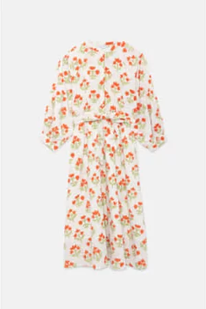 Compañía fantástica Women Printed & Patterned Dresses - Floral Midi Dress