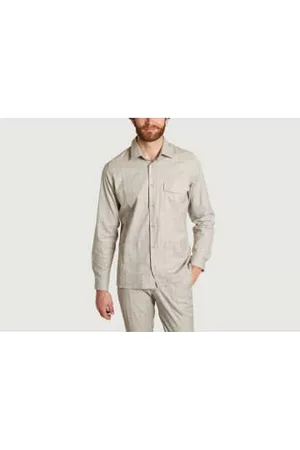 JAGVI RIVE GAUCHE Men Casual Shirts - Organic Cotton Checkered Overshirt