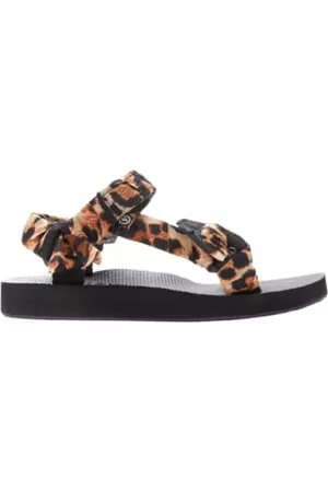 Arizona Love Women Flat Sandals - Trekky Leo Bandana Leopard Sandals