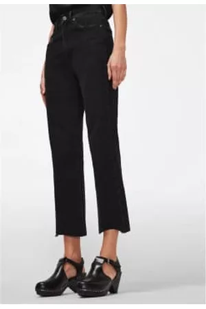 7 for all Mankind Women Jeans - Logan Stovepipe Collide Angled Hem Jeans