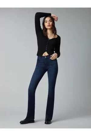 DL1961 Women High Waisted Jeans - Mediterranean Bridget Boot High Rise Jeans