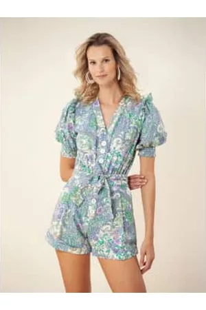 Hale Bob Women Graduation Dresses - Ivory Oriena Playsuit
