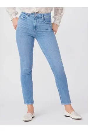 Paige Women Slim Jeans - Sarah Slim Capulet Destructed Jeans