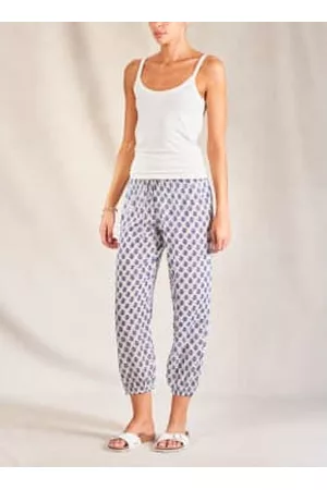 M.A.B.E Women Pajamas - Navy Bessie PJ Bottoms