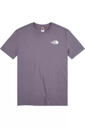 The North Face Men Short Sleeved T-Shirts - T Shirt Box Uomo Lunar Slate