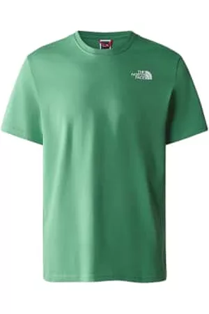 The North Face Men Short Sleeved T-Shirts - T Shirt Box Uomo Deep Grass Green