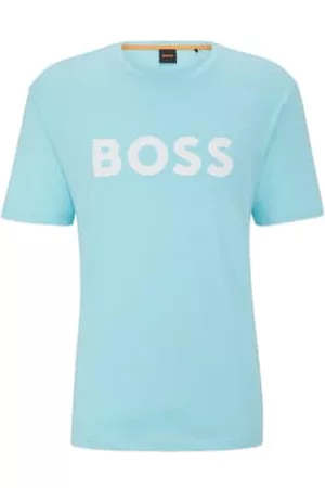 HUGO BOSS Men T-Shirts - Thinking 1 Logo T Shirt - Prismarine