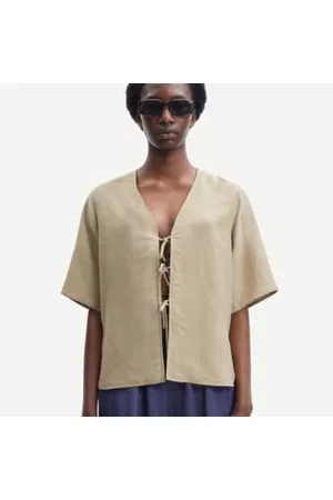 Samsøe Samsøe Women Blouses - Jalia Blouse Silver Sage