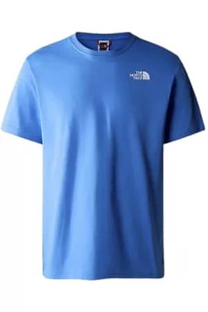 The North Face Men Short Sleeved T-Shirts - T Shirt Box Uomo Super Sonic Blue