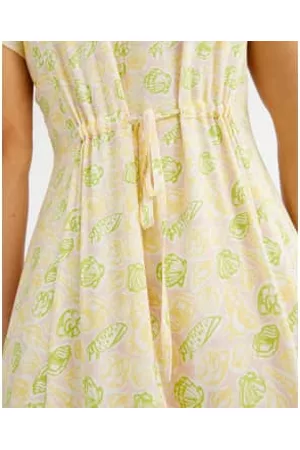 Compañía fantástica Women Printed & Patterned Dresses - Shell Print Tea Dress