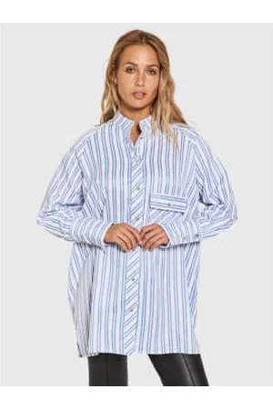 Norr Women Shirts - Lily Quilted Shirt Stripe