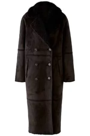 Oui Women Long Coats - Long Reversible Coat