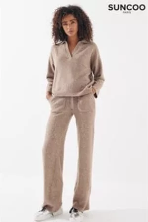 Suncoo Women Sweats - Knitted Lounge Trousers